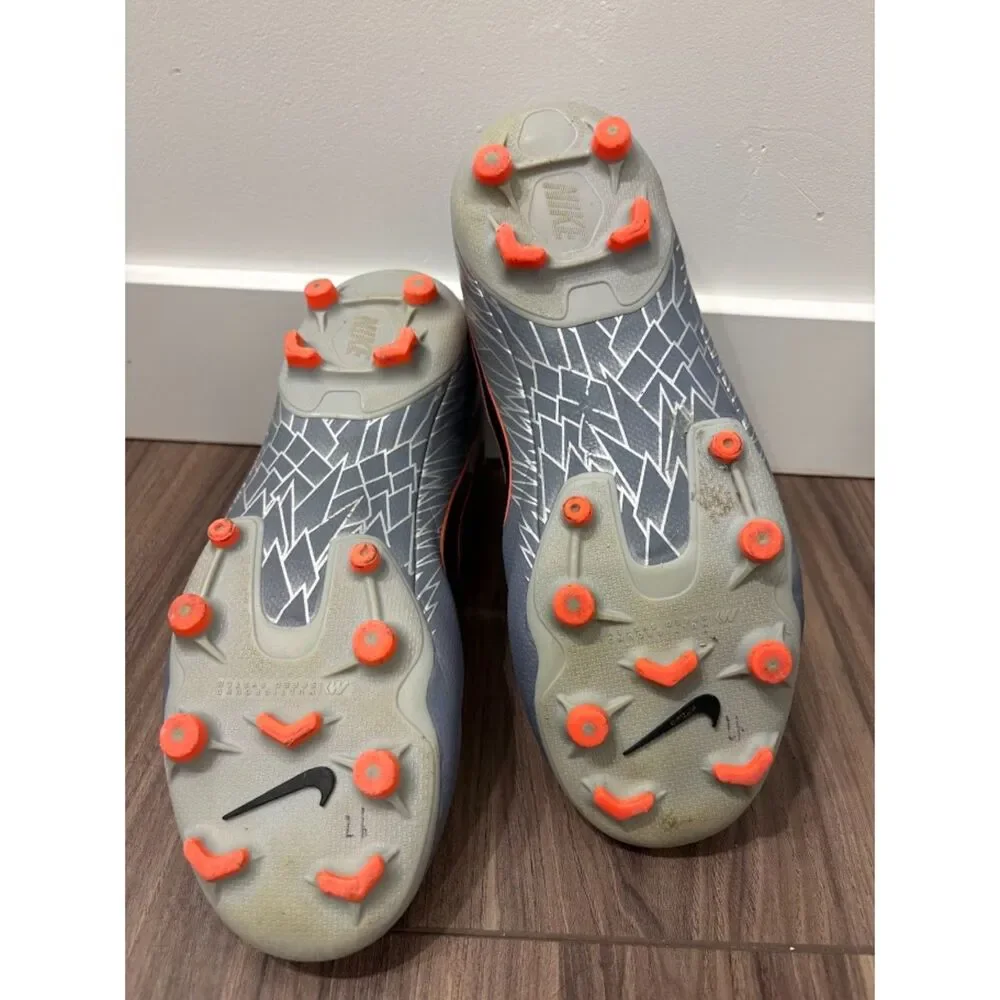 Nike Mercurial Superfly 6 Academy FG/MG Soccer Cleats Youth 5.5Y Grey Orange